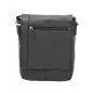 Borseta de Umar Barbati Hunter, din Piele Nappa Neagra, Curea Reglabila, 24x25x6 cm - Eleganta si Functionalitate Premium