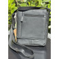 Borseta de Umar Barbati Hunter, din Piele Nappa Neagra, Curea Reglabila, 24x25x6 cm - Eleganta si Functionalitate Premium