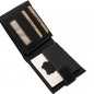 Portofele Barbati piele naturala Negru Vintage, 12,5x9,5x2 cm, Protectie RFID