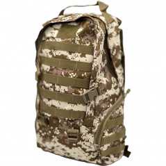 Rucsac Militar tactic ideal pentru drumetii, camping, Camuflaj 600D, Impermeabil, 40 L, sistem MOLLE, Curele Reglabile