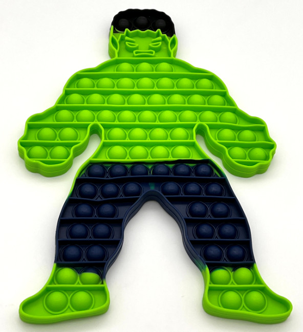Jucarie pentru copii Push Pop - Pop It Fidget, Silicon Hulk